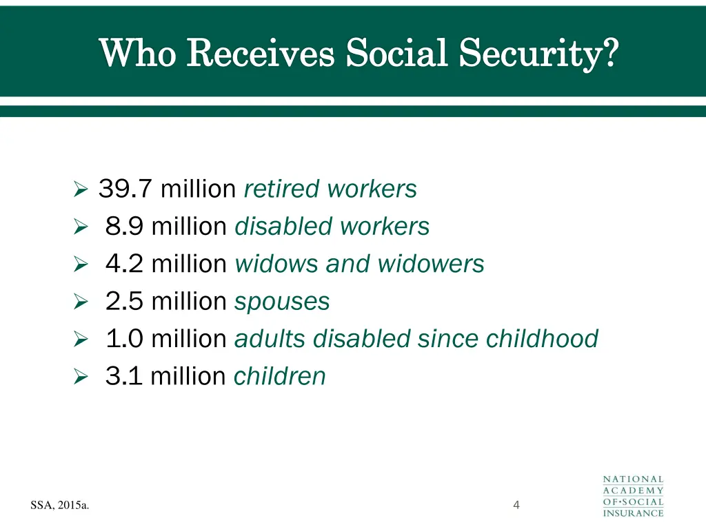 who receives social security