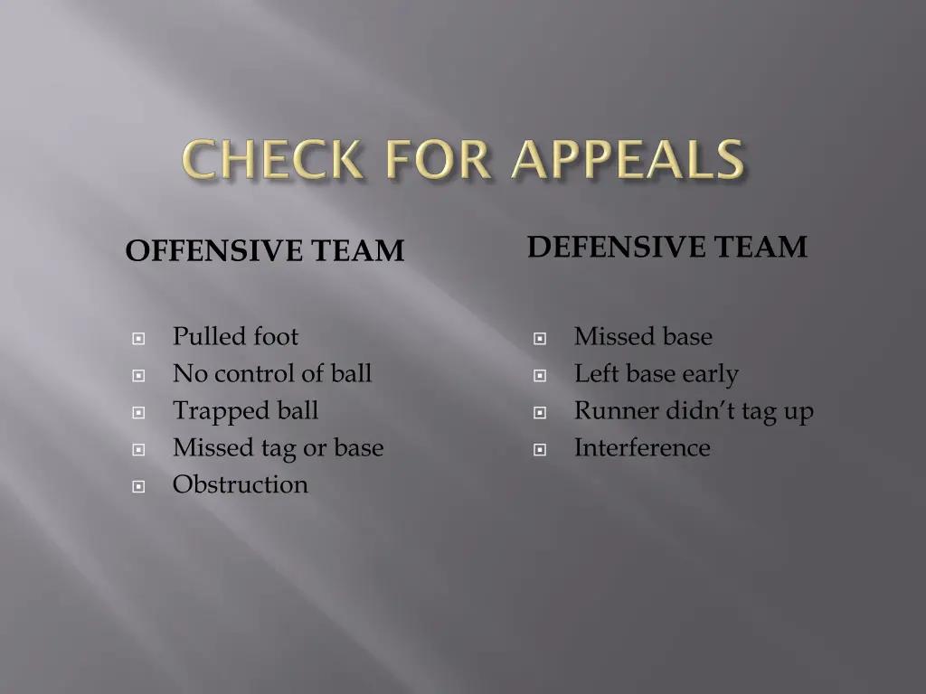 defensive team