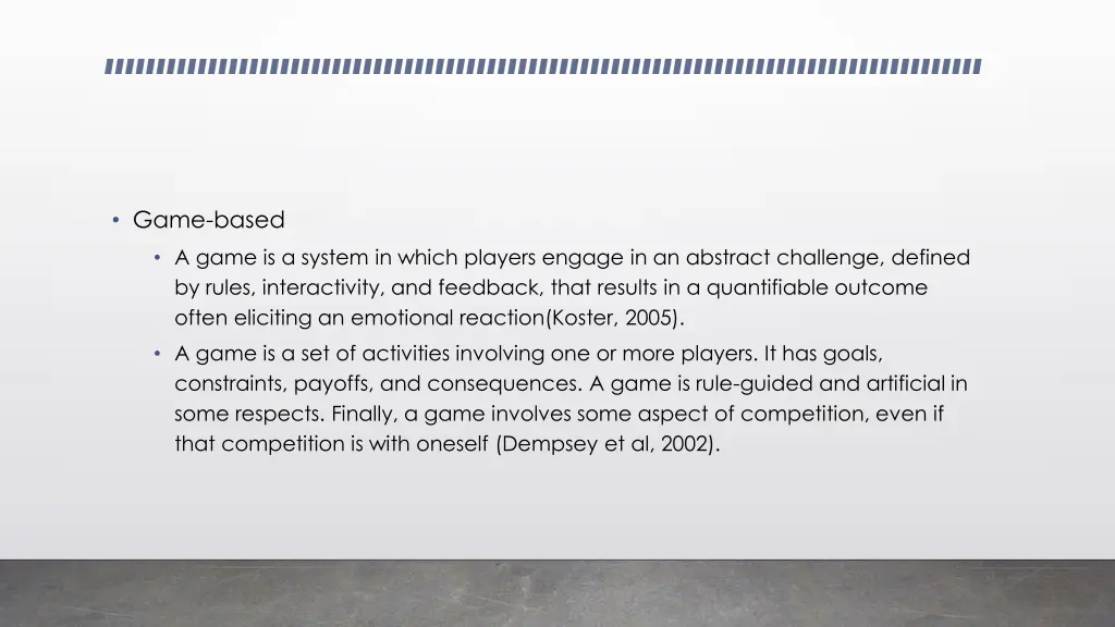 game based