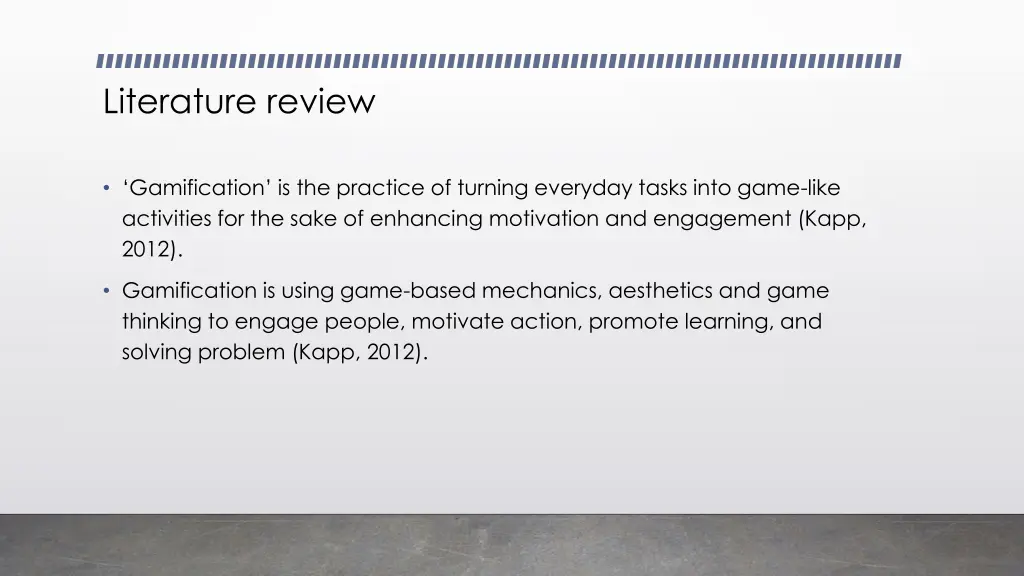 literature review