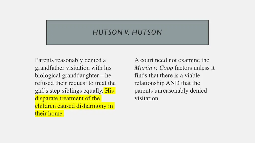 hutson v hutson 1