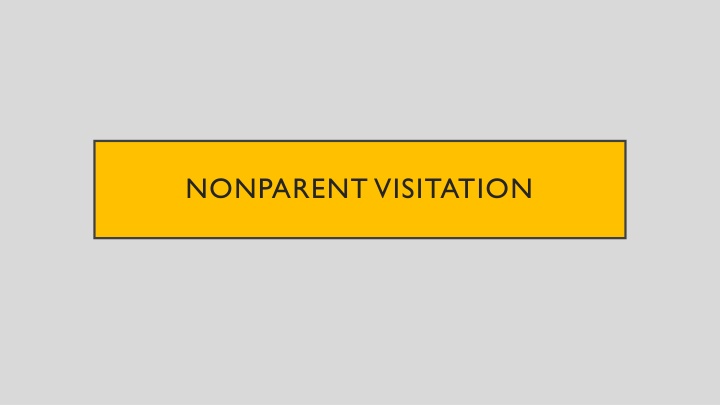 nonparent visitation