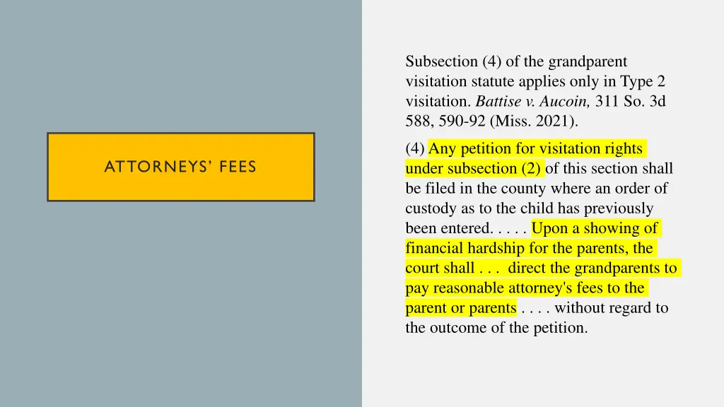 subsection 4 of the grandparent visitation