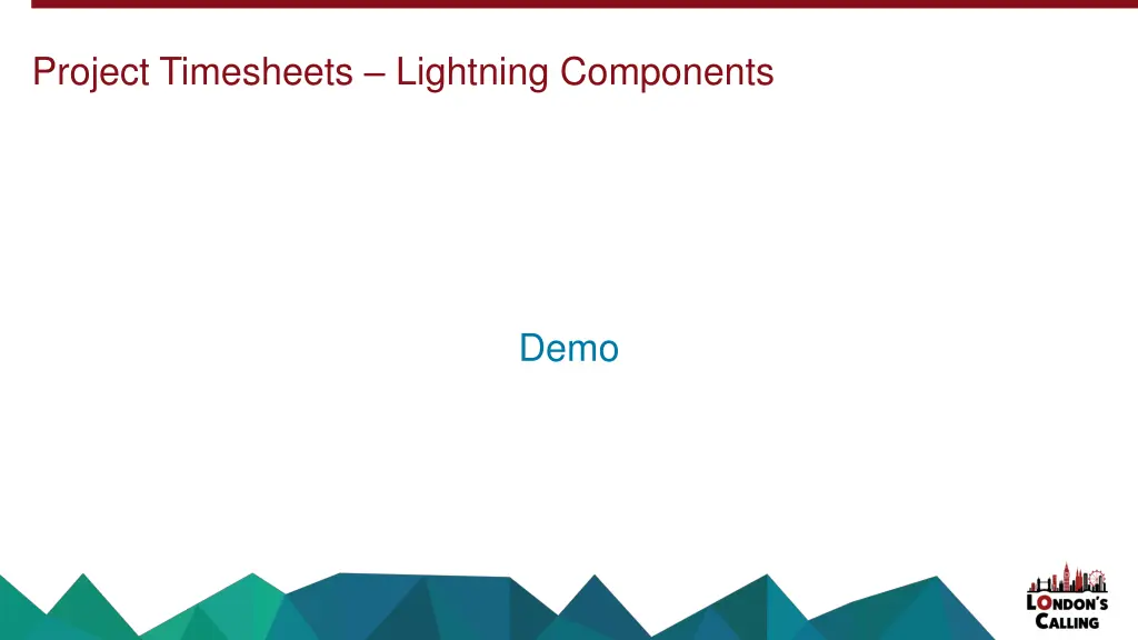 project timesheets lightning components