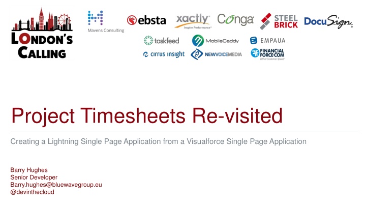 project timesheets re visited