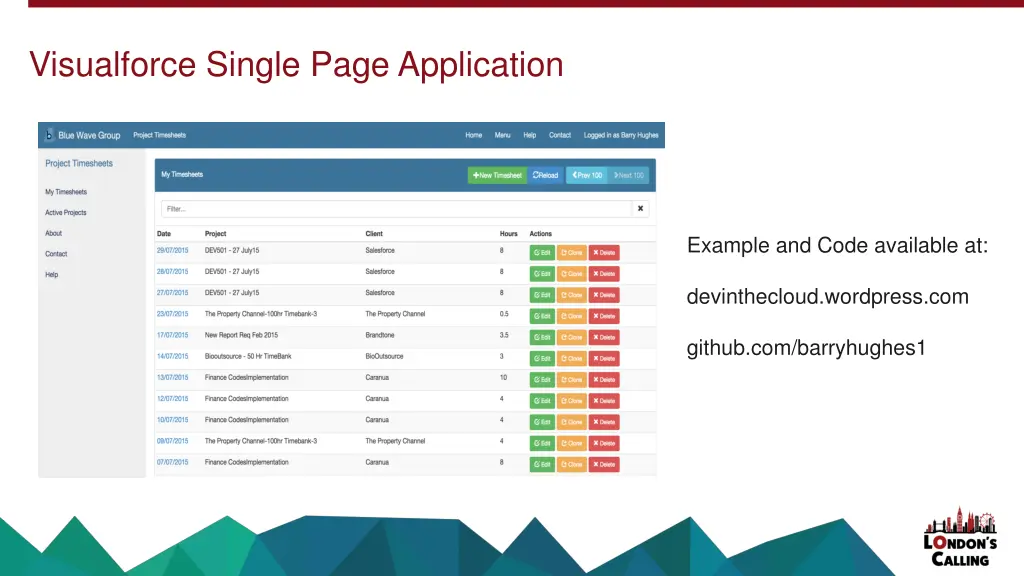 visualforce single page application 1