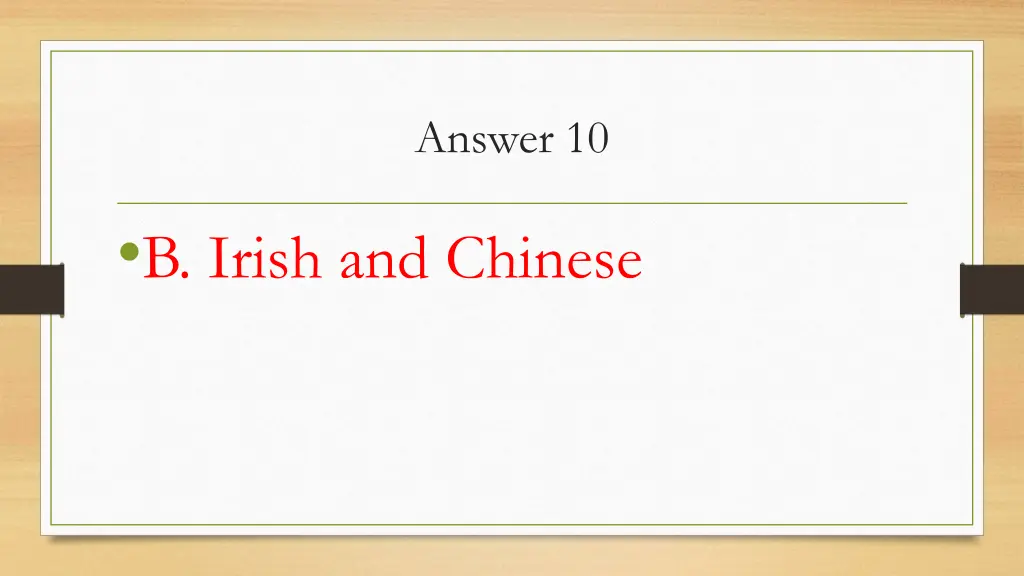 answer 10