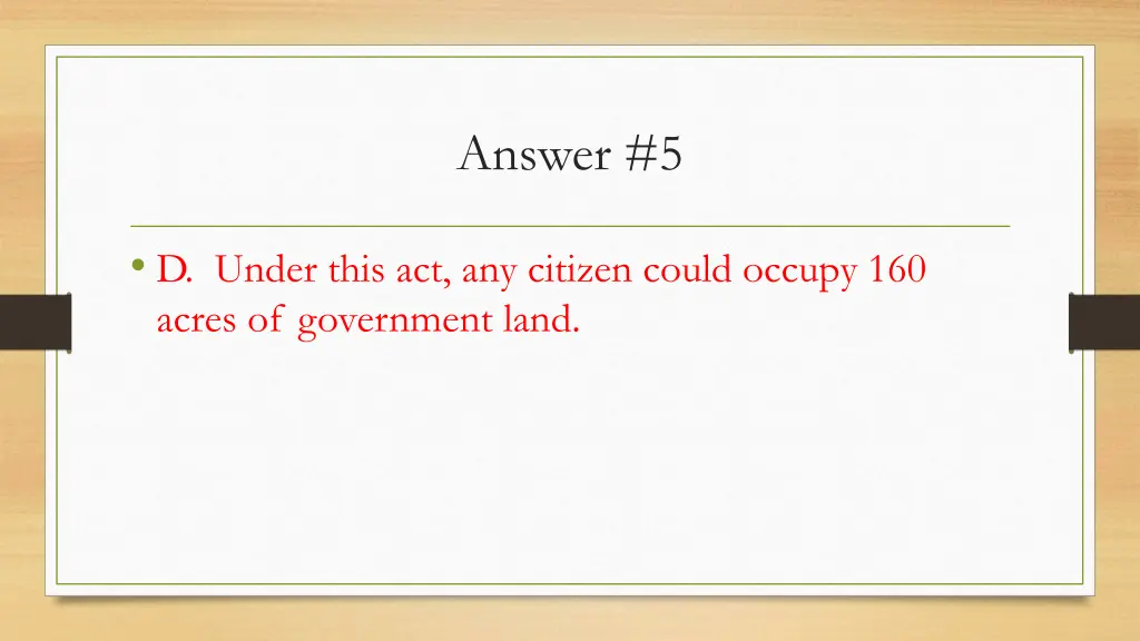 answer 5