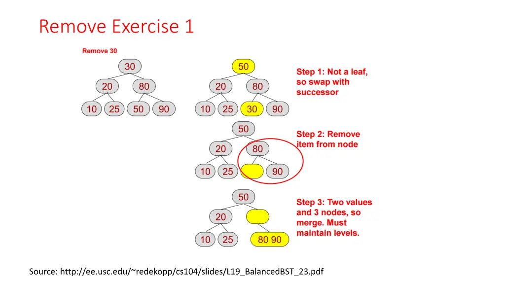 remove exercise 1
