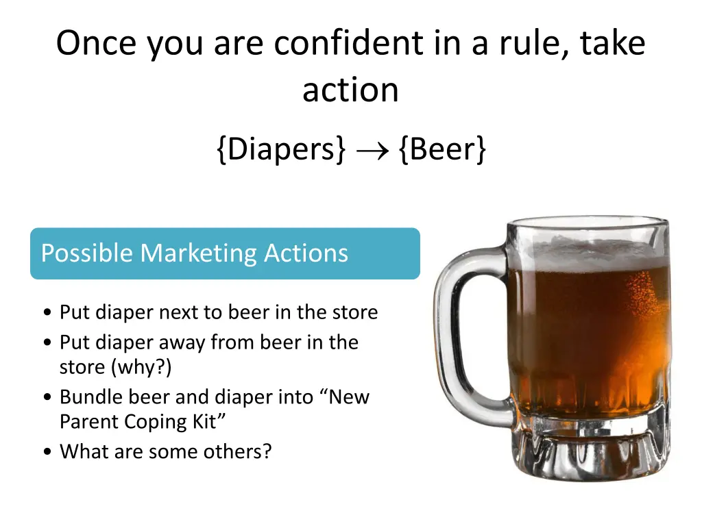 once you are confident in a rule take action