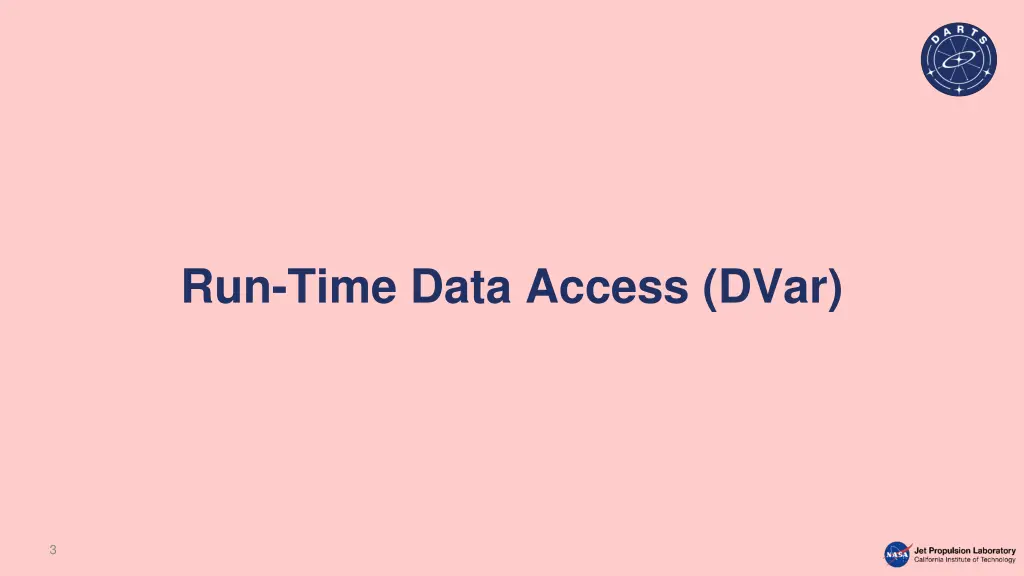 run time data access dvar