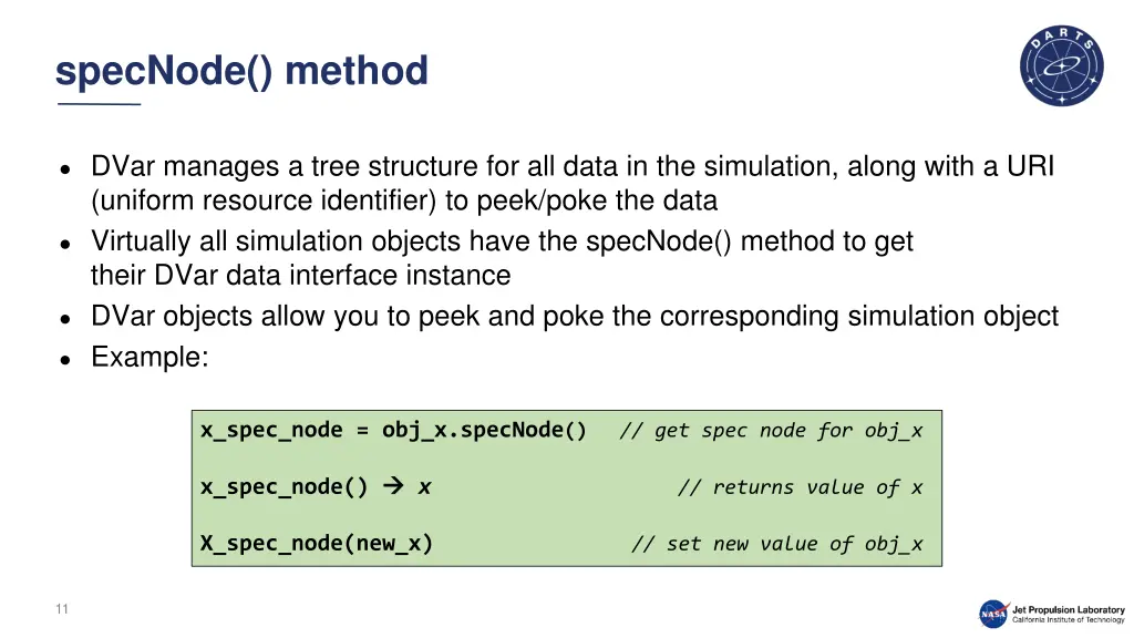 specnode method