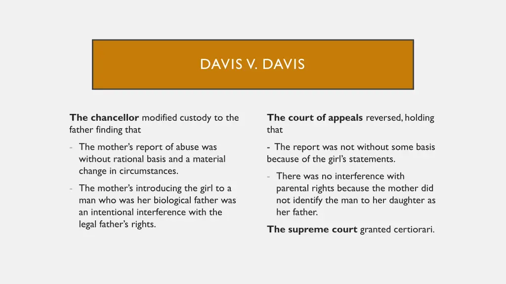 davis v davis