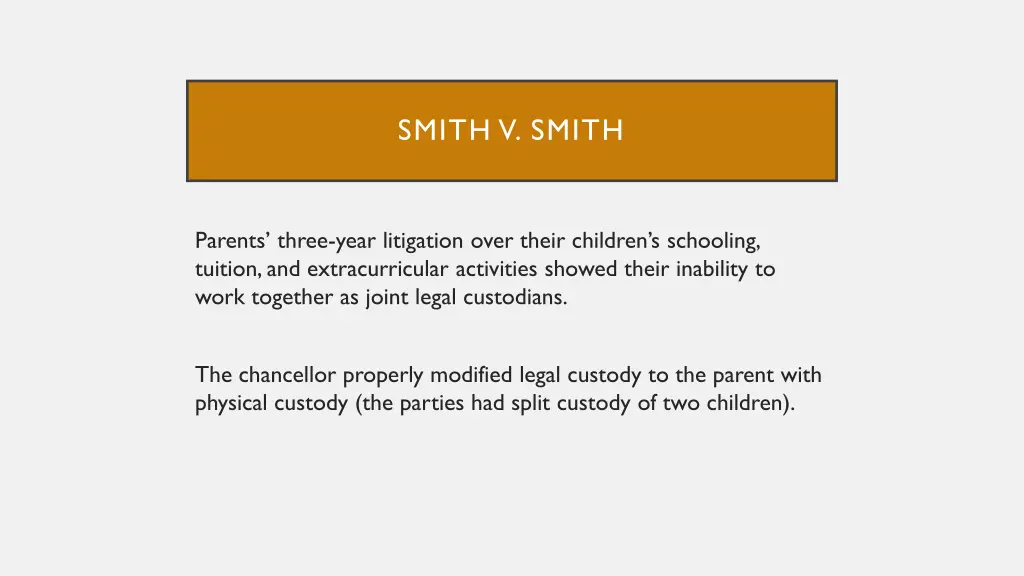 smith v smith