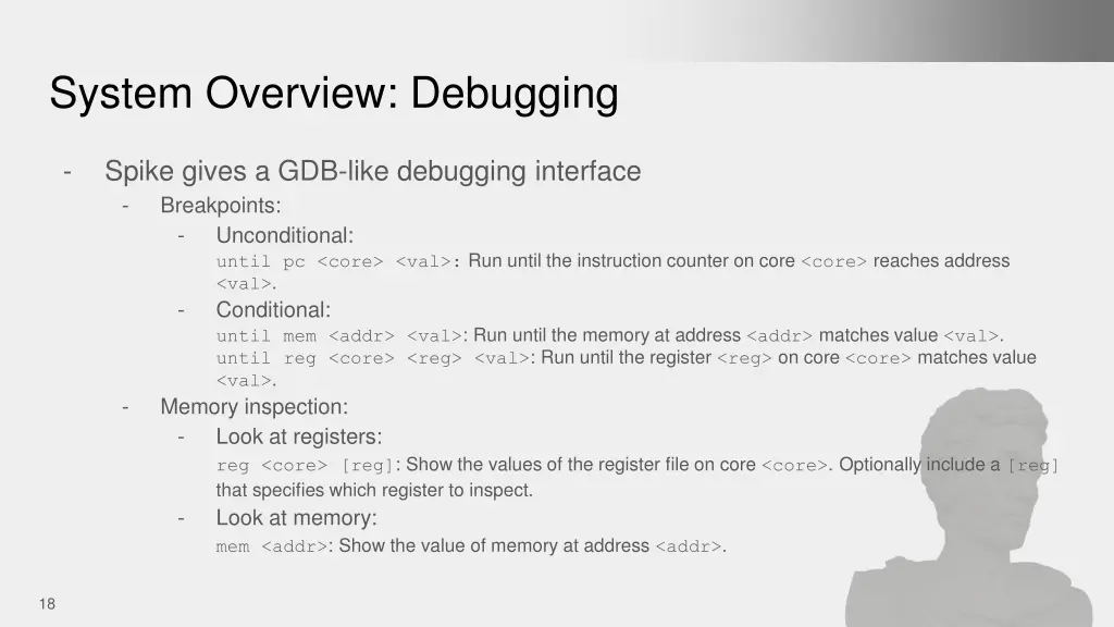system overview debugging