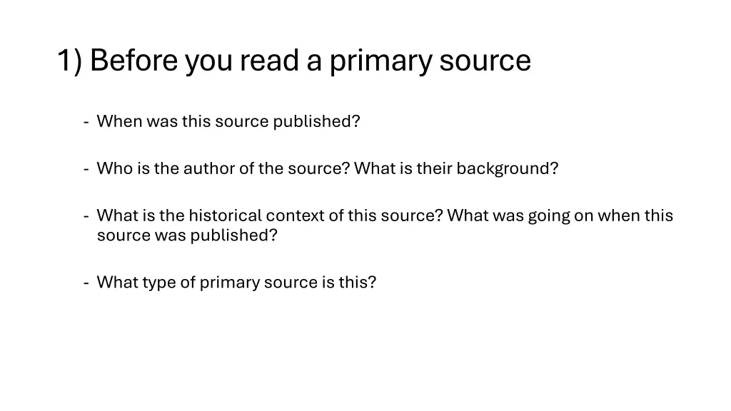 1 before you read a primary source