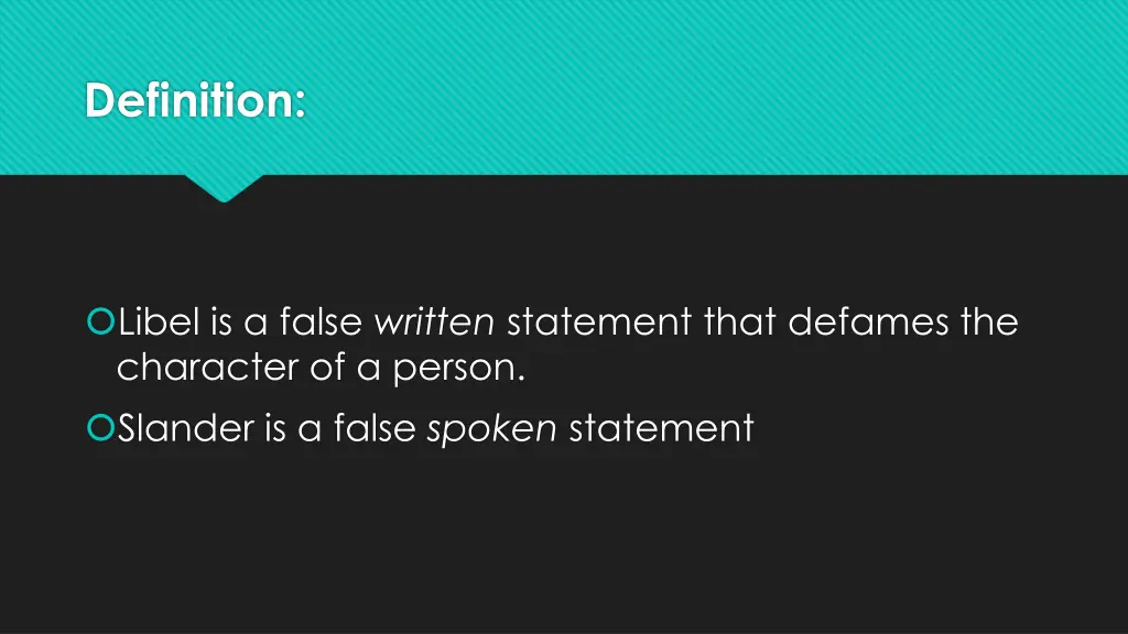 definition