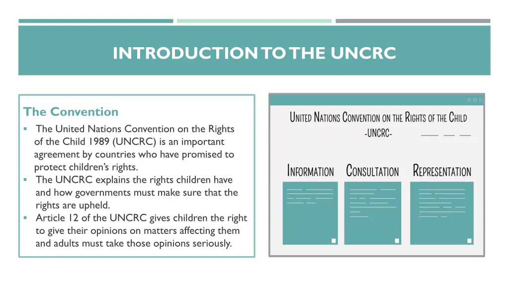 introduction to the uncrc