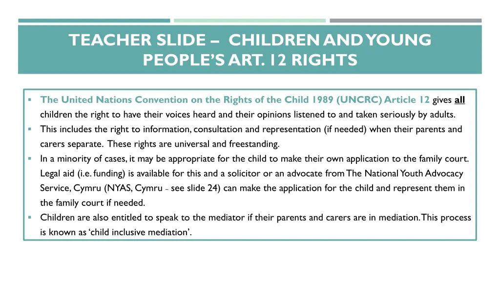 teacher slide children and young people