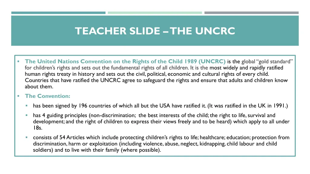 teacher slide the uncrc