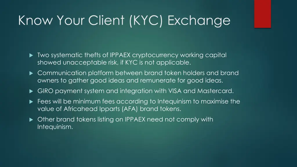 know your client kyc exchange