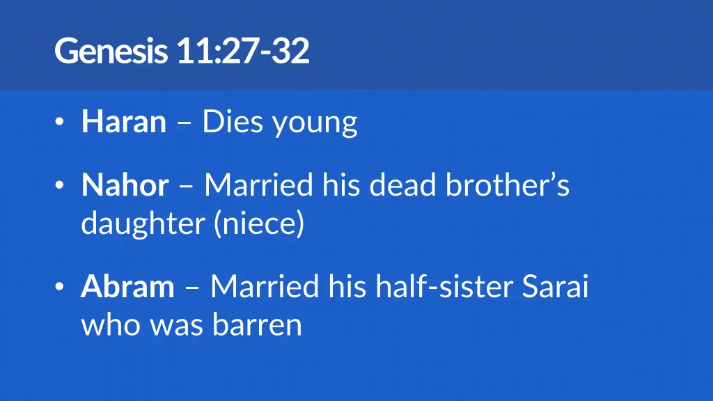 genesis 11 27 32