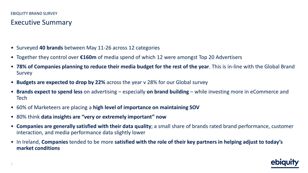 ebiquity brand survey executive summary
