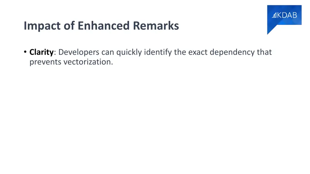 impact of enhanced remarks 1
