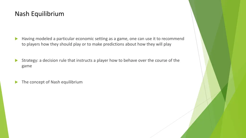 nash equilibrium