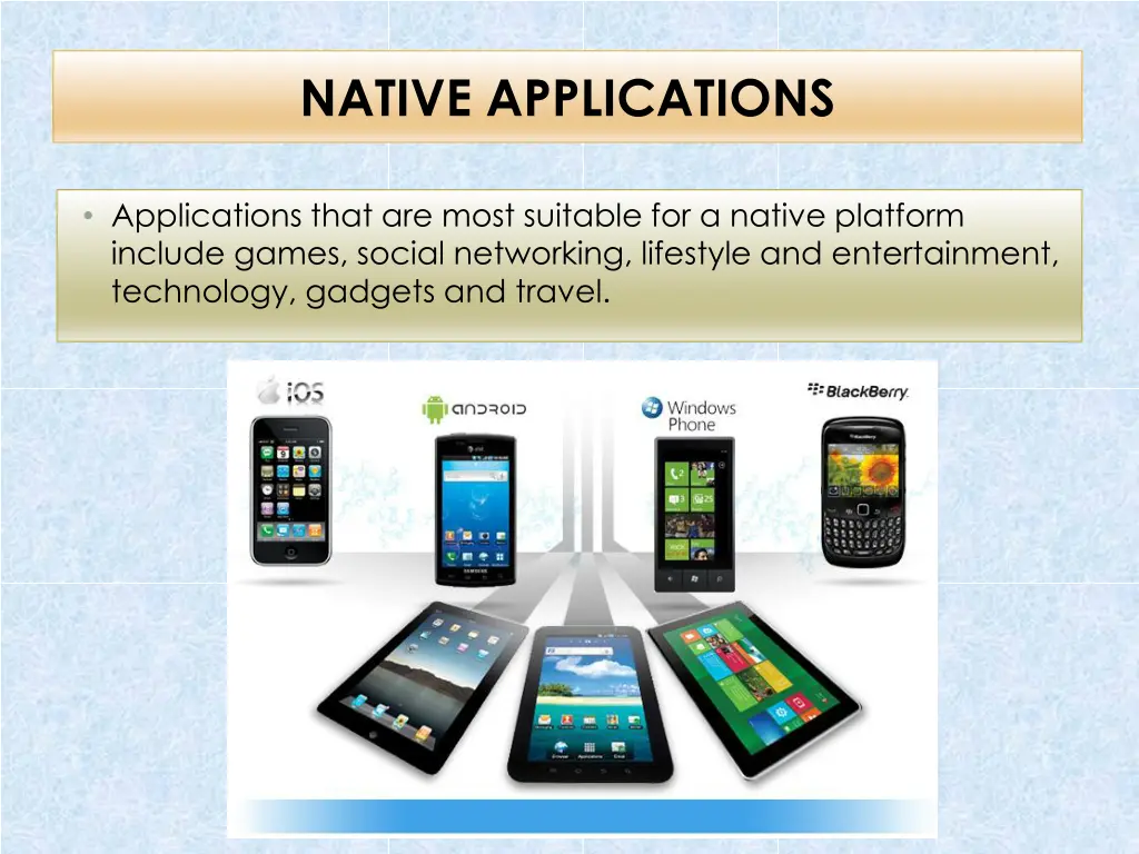 native applications