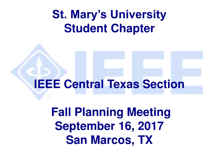 st mary s university student chapter