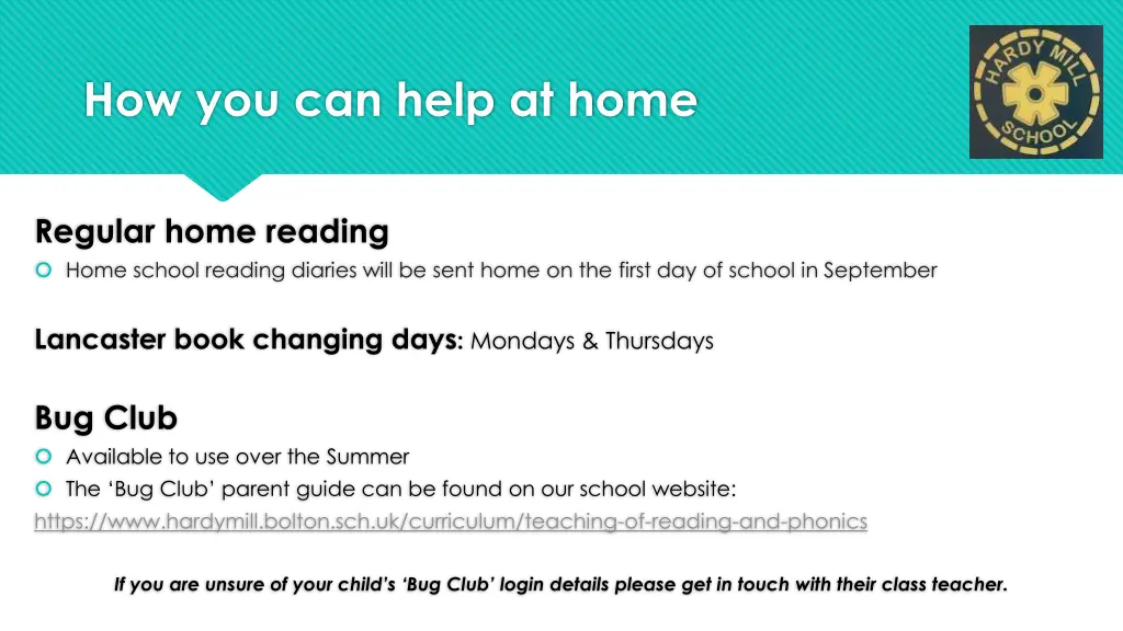 how you can help at home 1