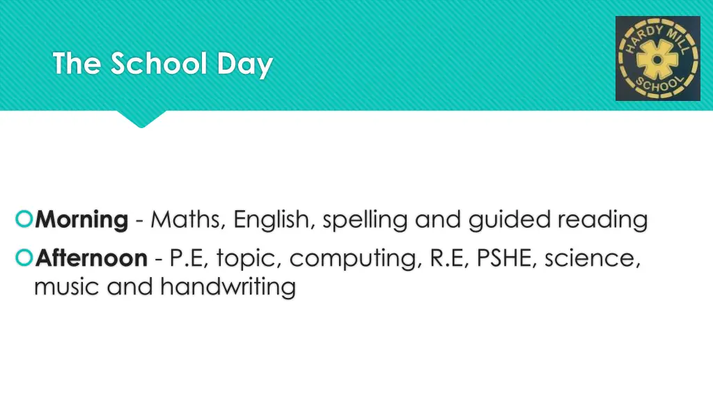 the school day