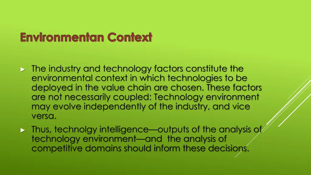 environmentan context