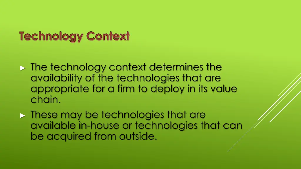 technology context