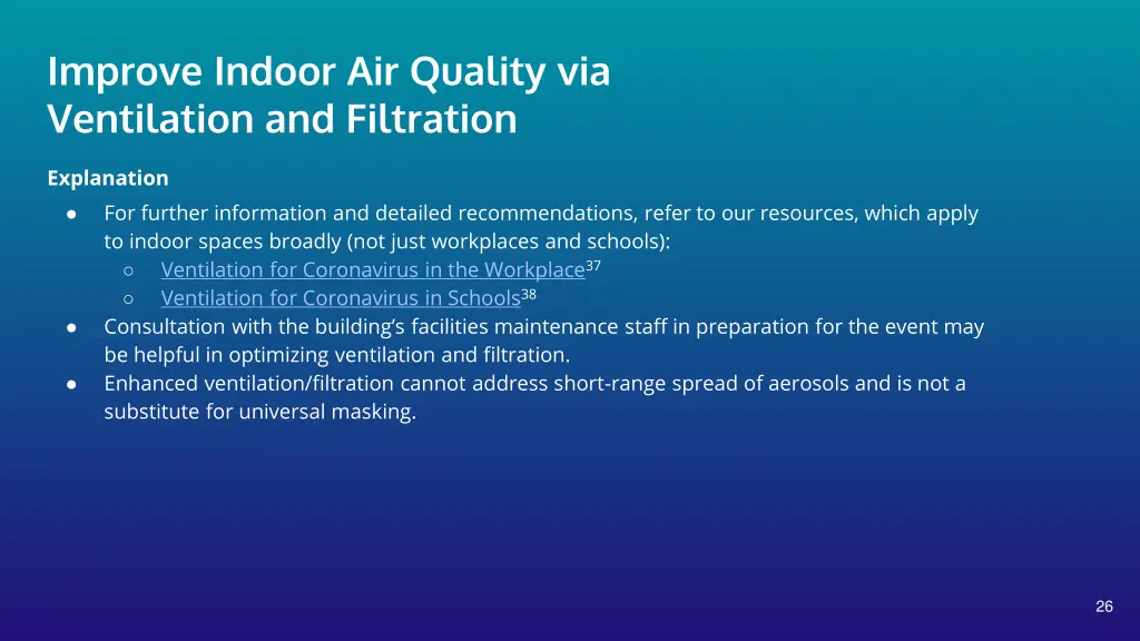 improve indoor air quality via ventilation 1