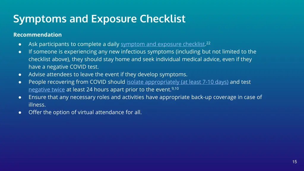 symptoms and exposure checklist 1