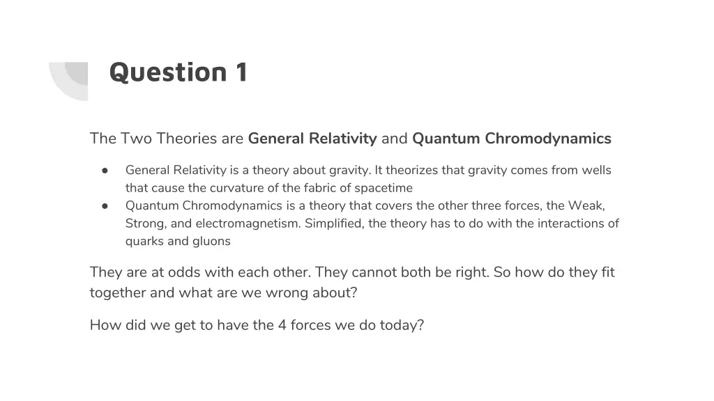 question 1