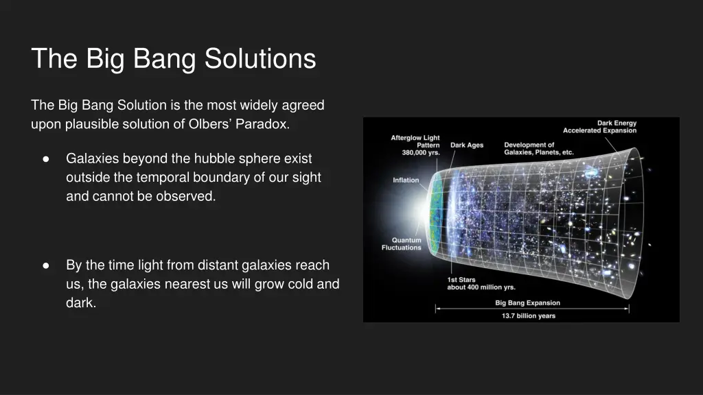 the big bang solutions