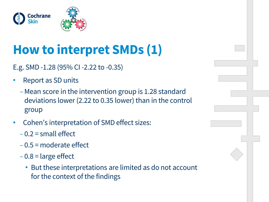 how to interpret smds 1