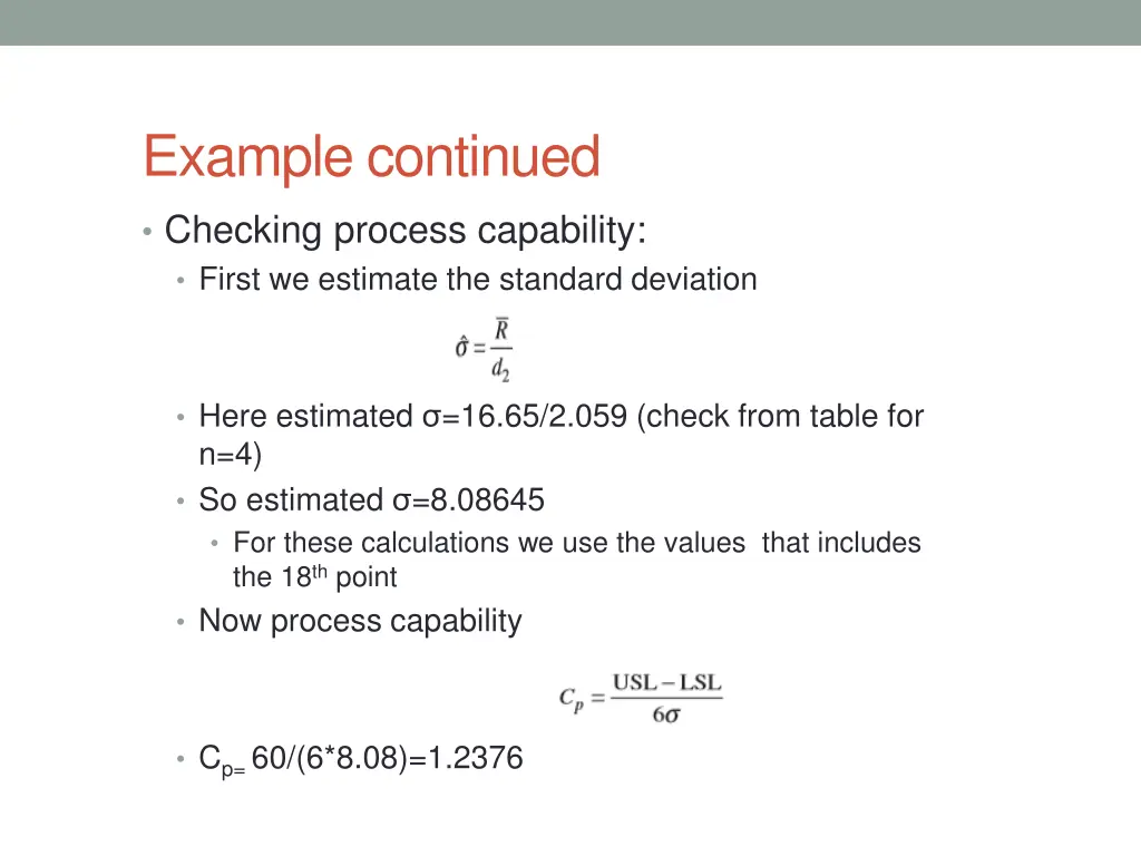 example continued 1