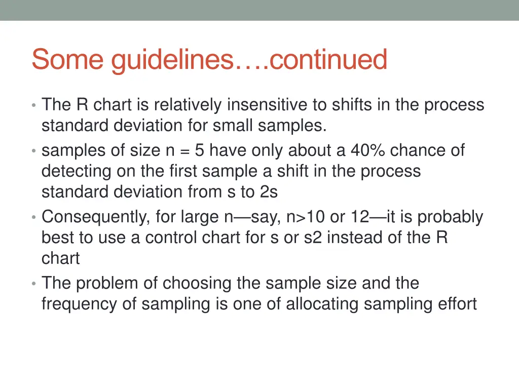 some guidelines continued 1