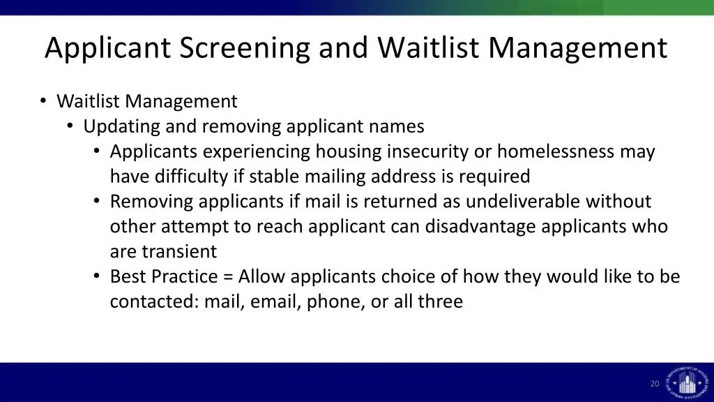 applicant screening and waitlist management 4