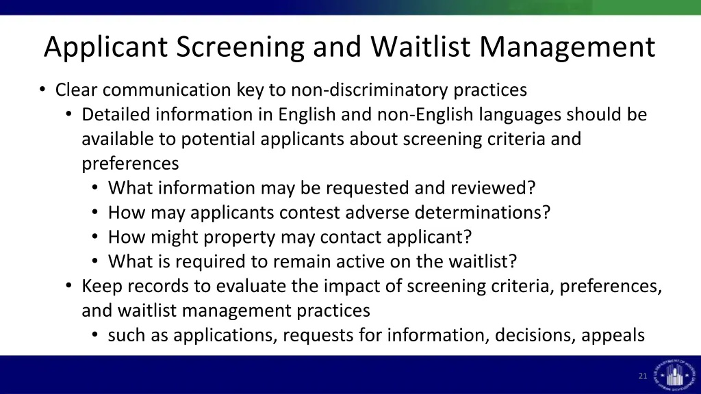applicant screening and waitlist management 5