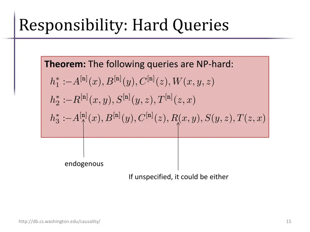 responsibility hard queries