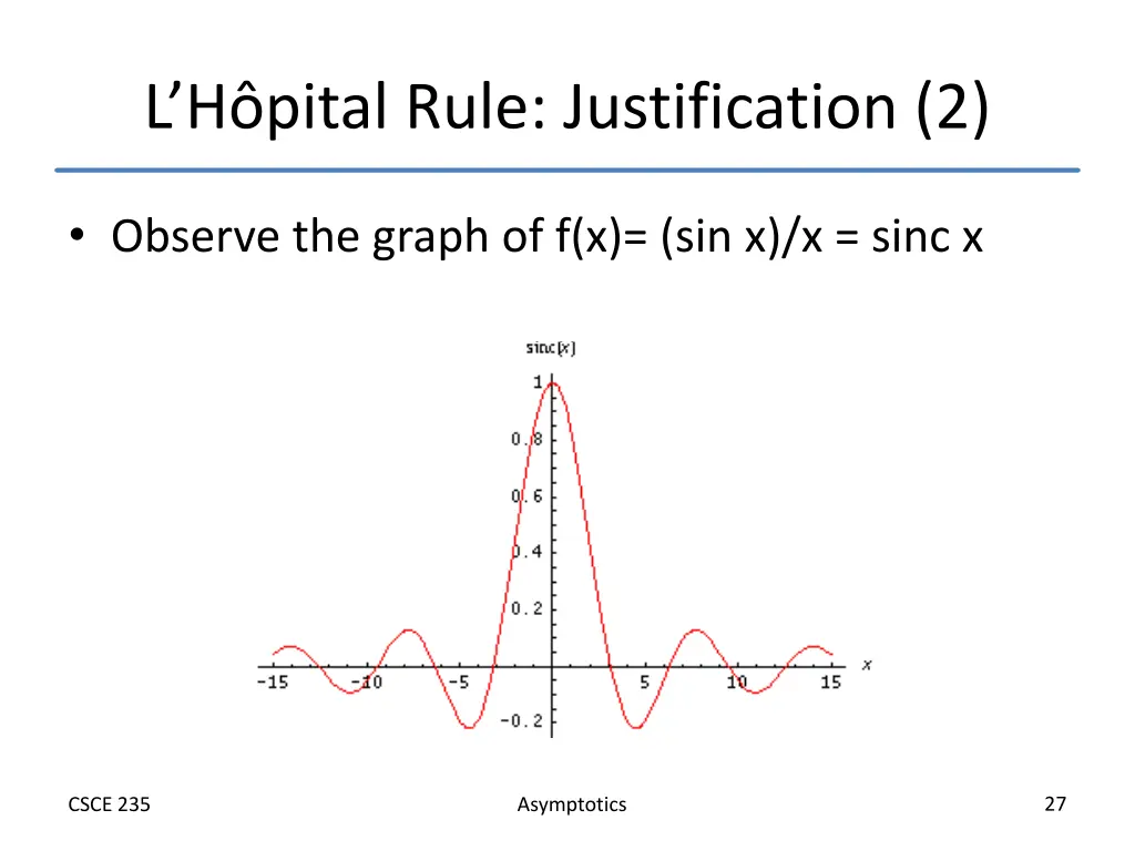 l h pital rule justification 2
