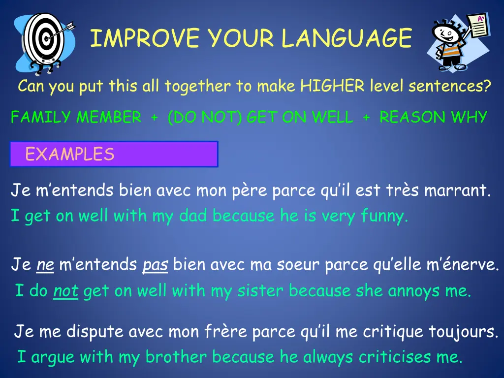 improve your language