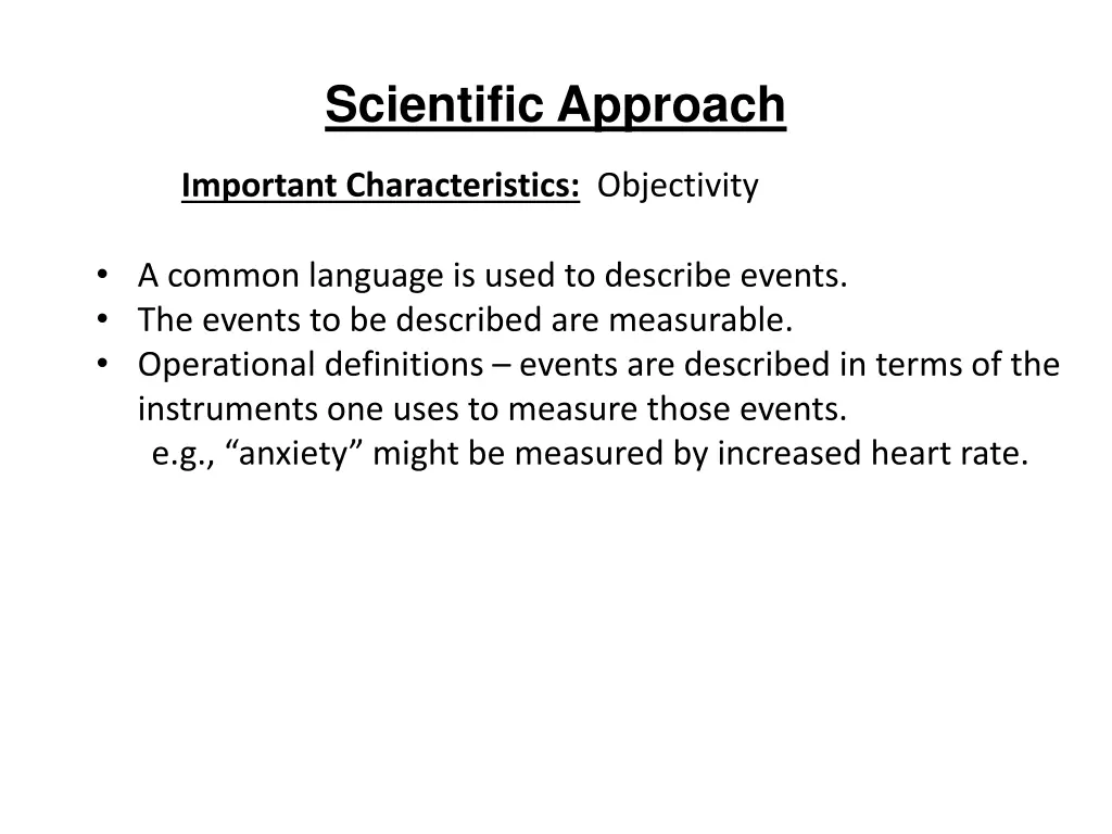 scientific approach 29