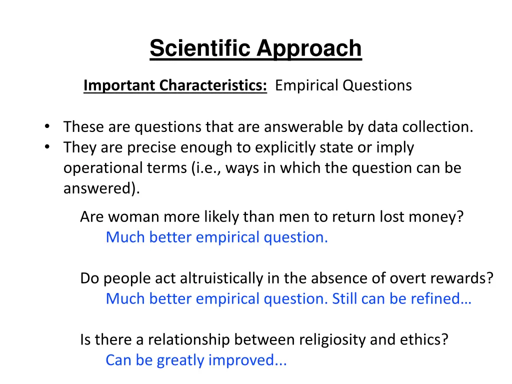 scientific approach 33