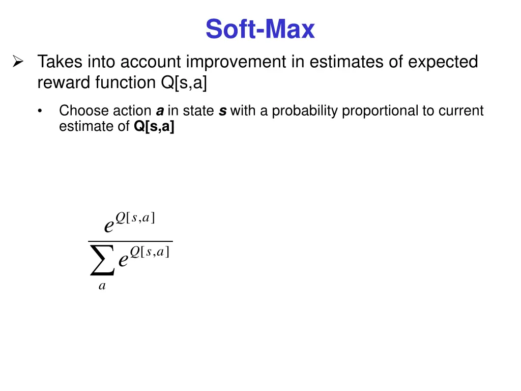 soft max